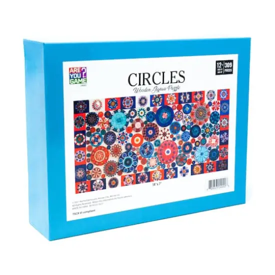 Wooden Jigsaw Puzzle - Circles: 309 Pcs {3}