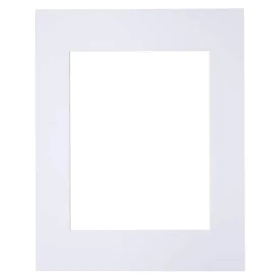 16" x 20" Mat By Studio D&eacute;cor&reg;, 11" x 14" Opening White {4}
