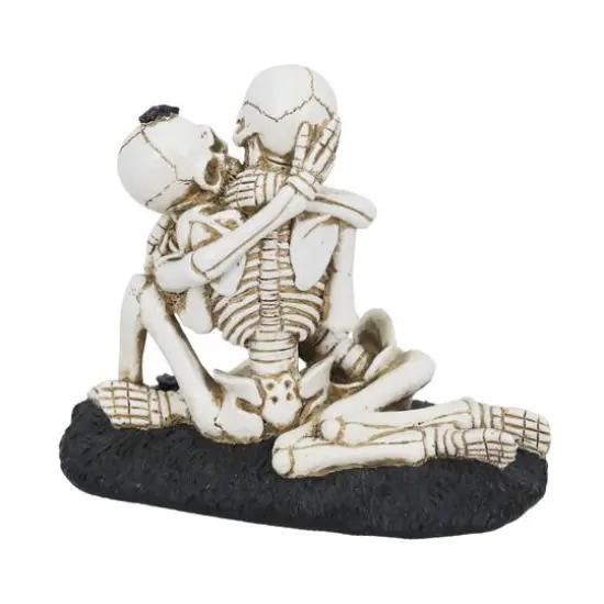 7" Kissing Skeleton Couple Tabletop D&eacute;cor by Ashland&reg; {3}