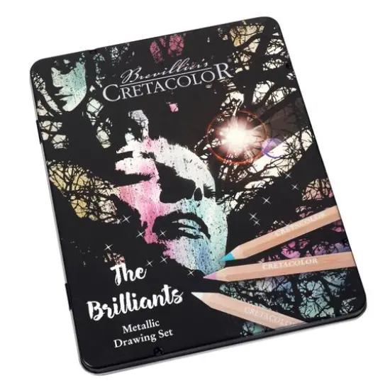 Cretacolor&reg; The Brilliant Metallic Colored Pencil Set {5}