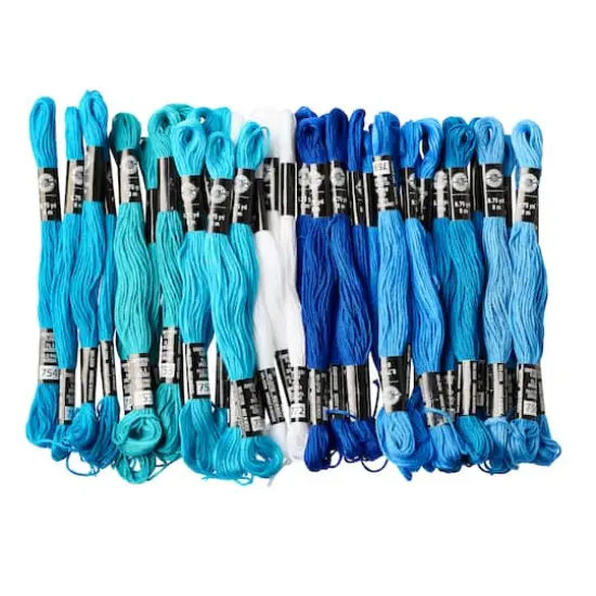 Blues Embroidery Floss By Loops & Threads&reg; {5}