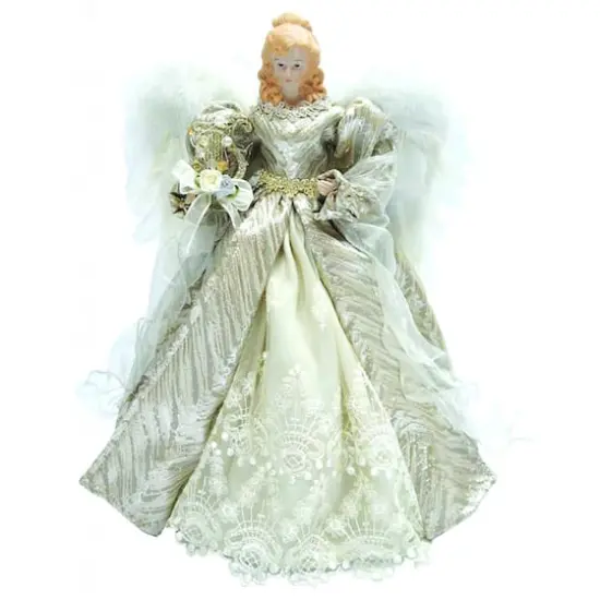 Santa's Workshop 16" Silver Elegance Angel Tree Topper {1}