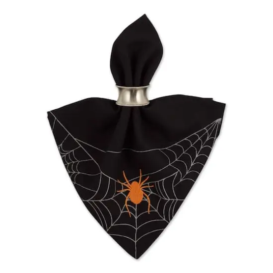 DII&reg; Spooky Spiderweb Embellished Dinner Napkins, 4ct. {3}