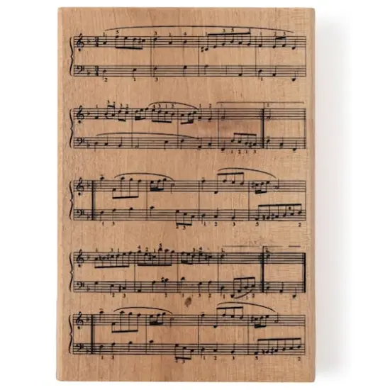 Sheet Music Wood Stamp by Recollections&trade; {1}