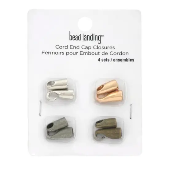 7mm Cord End Cap Closure Sets by Bead Landing&trade; {4}