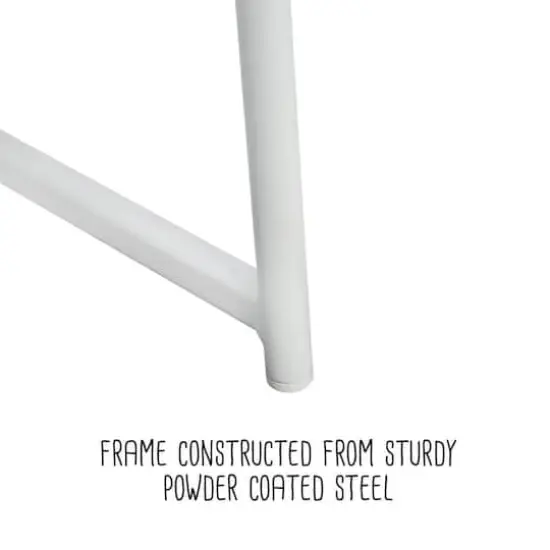 Honey Can Do White Home Office Computer Desk {9}