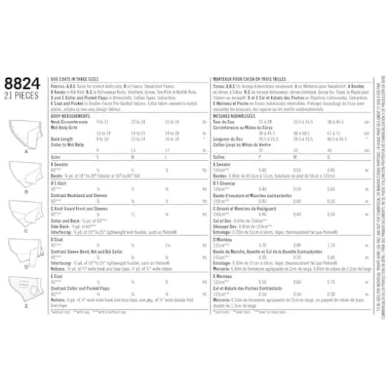 Simplicity&reg; Pattern CS8824 (S-M-L) {3}