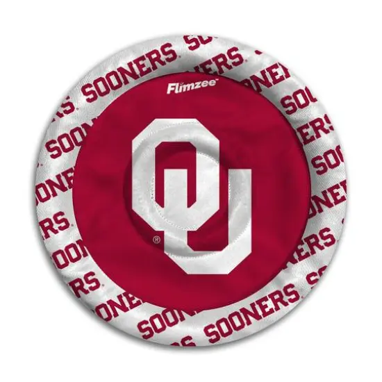 NCAA Flimzee Bean-Bag Flying Disc Oklahoma Sooners {1}