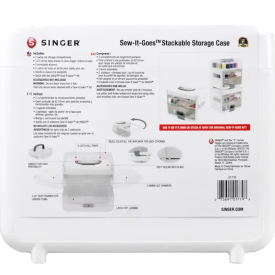 SINGER&reg; Sew-It-Goes&reg; Stackable Storage Case {5}