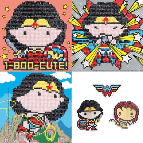 Camelot Dotz Wonder Woman Dotzies Craft Kit {1}