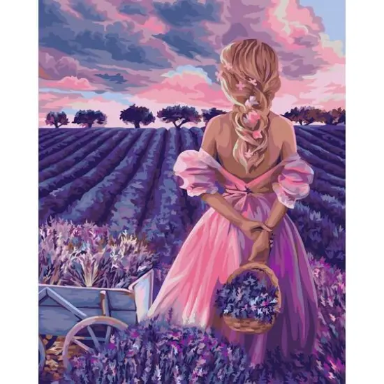 Crafting Spark Lavender Heaven Painting by Numbers Kit {1}