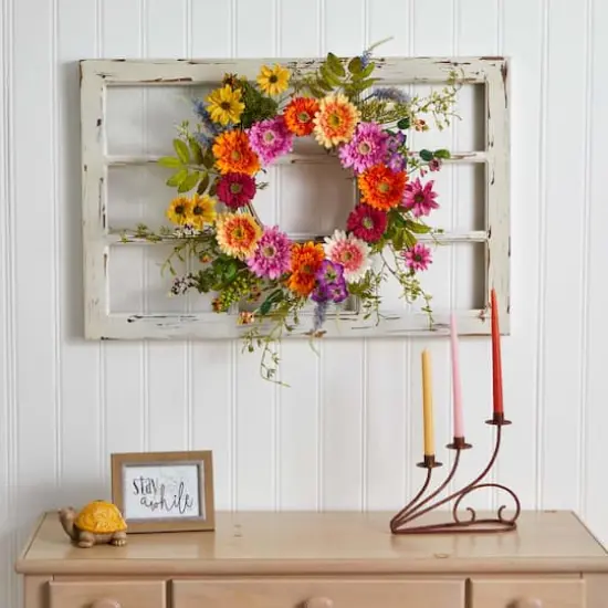 26&rdquo; African Sunflower Wreath {3}