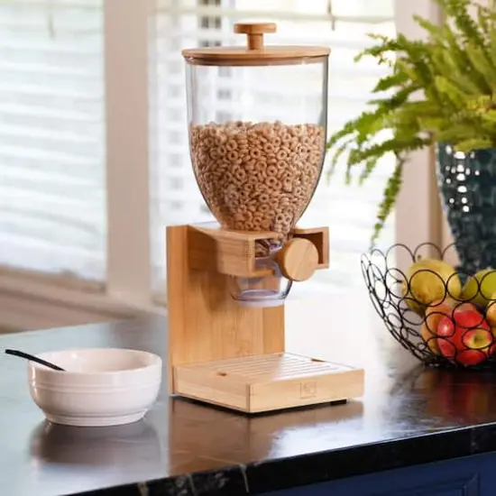 Natural Bamboo Cereal Dispenser {4}