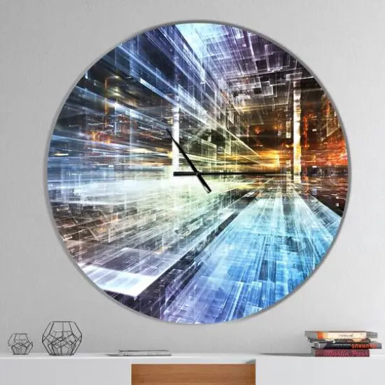 Designart 'Future Industry Modern Wall Clock {3}
