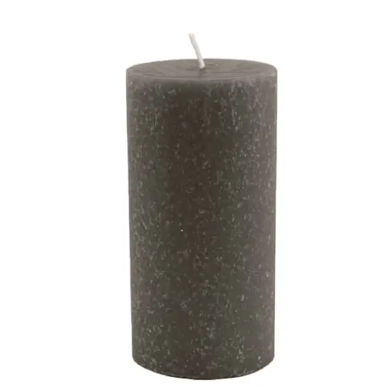 Root Candles 3" x 6" Unscented Timberline&trade; Pillar Candle Stone {1}