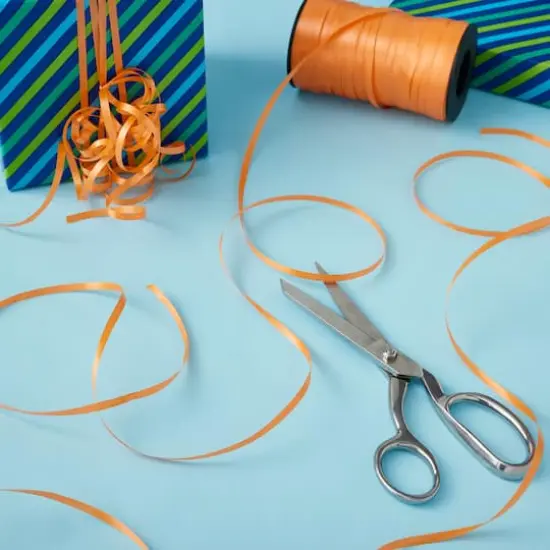 500yd. Textured Curling Ribbon by Celebrate It&trade; Orange {3}