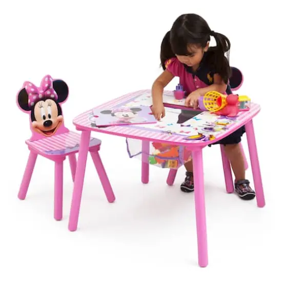 Disney&reg; Minnie Mouse Table & Chair Set with Storage {3}