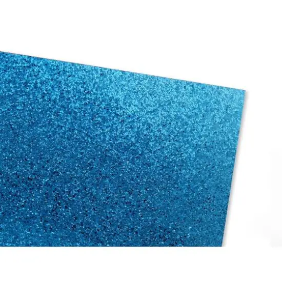 PA Vinyl Glitter Texture Iron On Stretch Vinyl Blue {3}