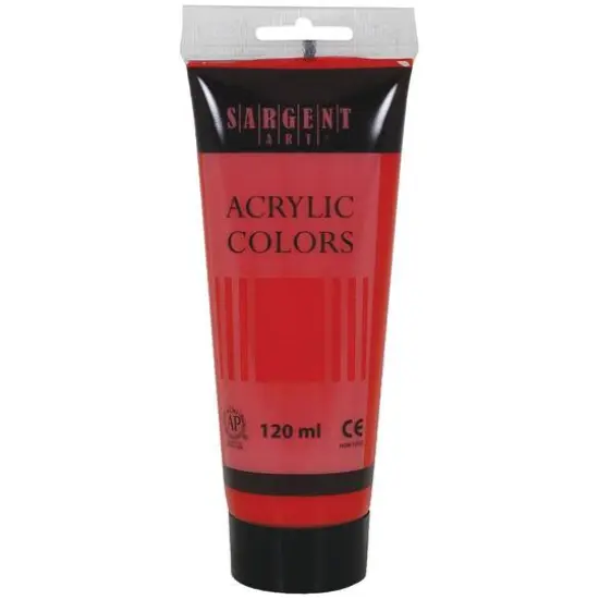 Sargent Art&reg; Acrylic Paint, 120 mL, 6ct. Cadmium Red Hue {4}