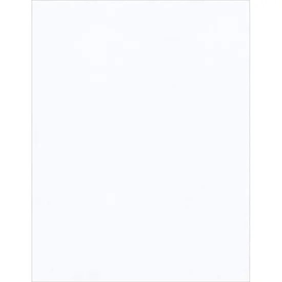 Bazzill&reg; White Classic 8.5" x 11" Smooth Cardstock, 25 Sheets {1}