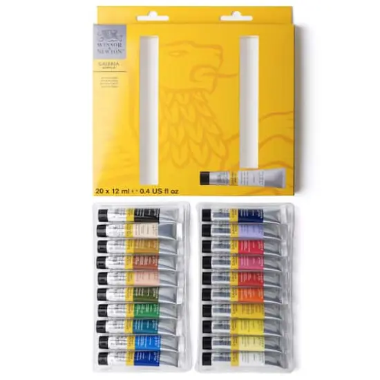 Winsor & Newton&trade; Galeria Acrylic&trade; 20 Color Paint Set {1}