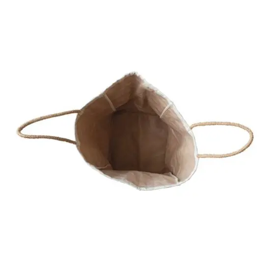 Hello Honey&reg; Natural Classic Cotton Canvas Tote Bag Set with Braided Handles {4}