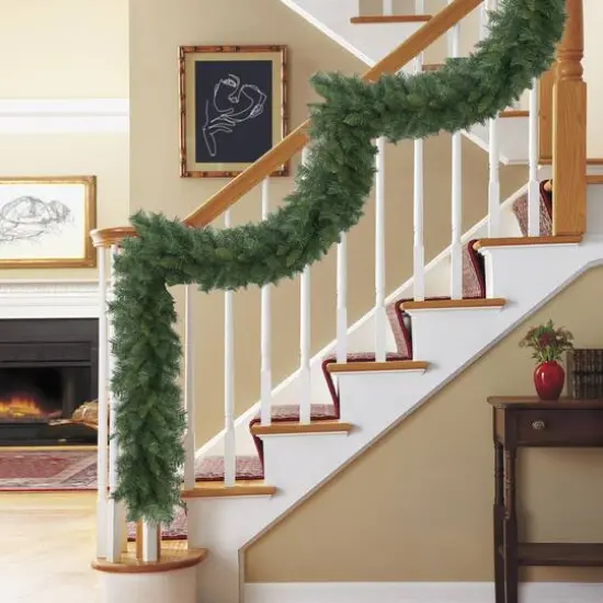 9ft. Round Valley Pine Garland {4}