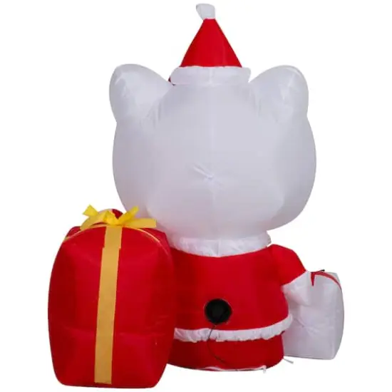 4ft. Airblown&reg; Inflatable Christmas Hello Kitty&reg; with Presents {4}