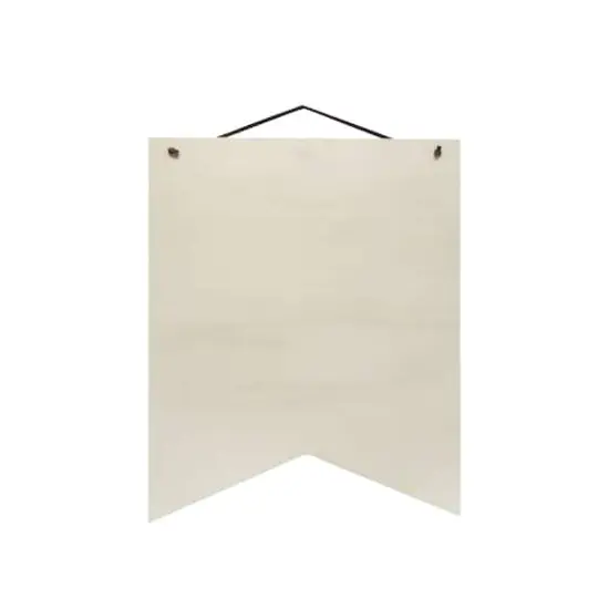 14.75" Unfinished Wood Ribbon Plaque by Make Market&reg; {3}