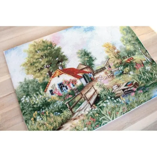 Luca-s Village Landscape Counted Cross Stitch Kit {4}