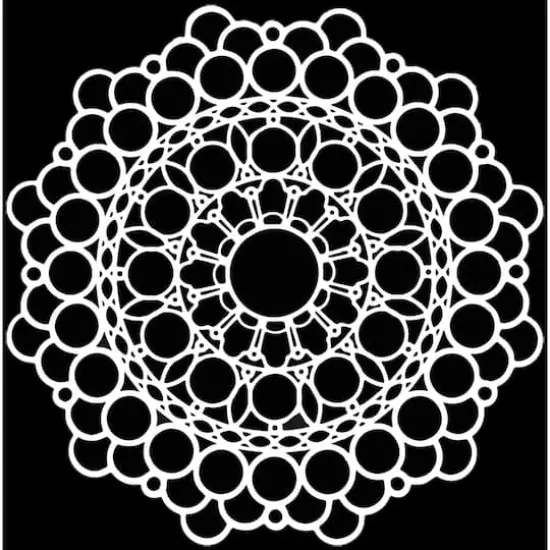 The Crafter's Workshop Orb Mandala Stencil {1}