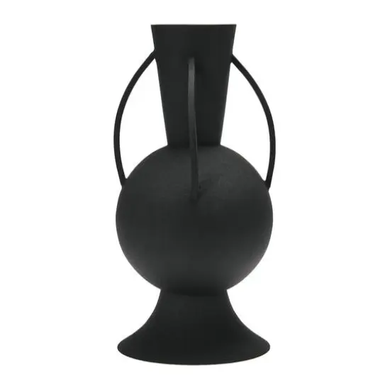 Hello Honey&reg; 14'' Textured Metal Vase with 4 Handles {3}