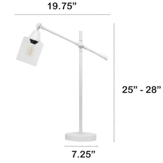 Lalia Home 2.5ft. Vertically Adjustable Desk Lamp White {4}