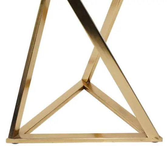 2ft. Gold Marble Contemporary Accent Table, 2ct. {6}