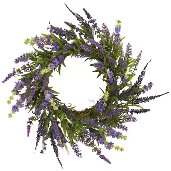 18&rdquo; Lavender Wreath {1}