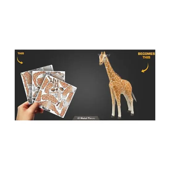 Metal Earth 3D Metal Model Kit - Giraffe {11}