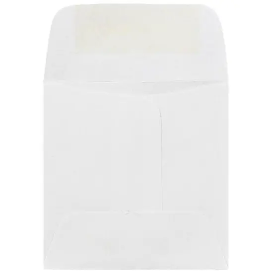 JAM Paper 2.375" x 2.375" White Square Envelopes {3}