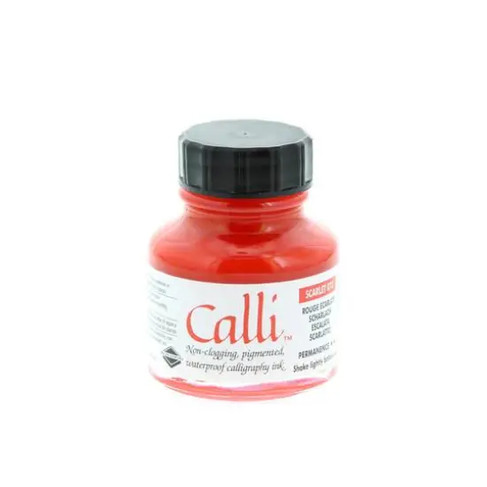 Daler-Rowney&reg; Calli&trade; Ink, 1oz. Scarlet {1}