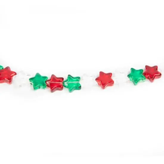 Christmas Glass Star Beads, 10mm by Bead Landing&trade; {4}
