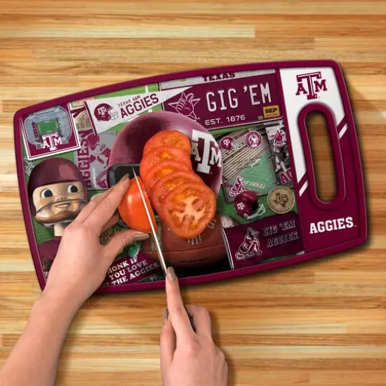 College Retro Series Cutting BoardTexas A&M Aggies {5}