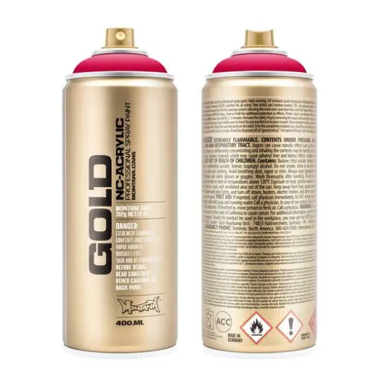 Montana&trade; Gold Acrylic Professional Spray Paint G3030 Raspberry {1}