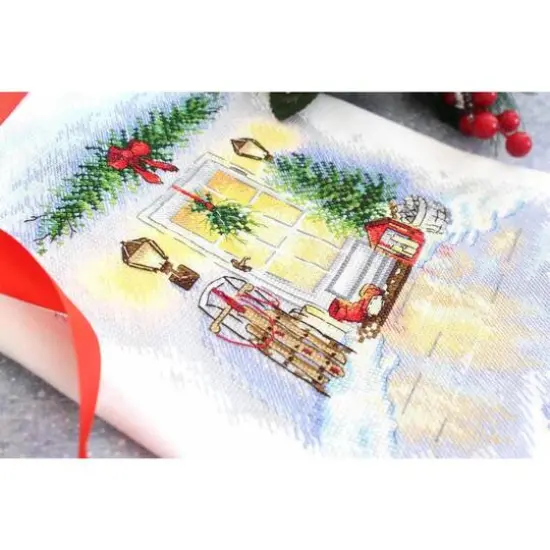 Christmas Door Cross Stitch Kit {4}