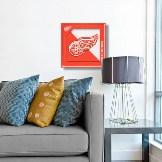 NHL 3D Logo Series Wall Art Detroit Red Wings {4}