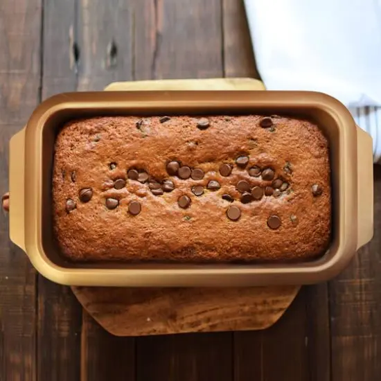 Gibson Home Country Kitchen 13.8" Copper Carbon Steel Loaf Pan {4}