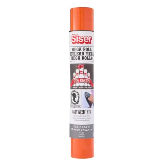 Siser&reg; Easyweed&reg; Heat Transfer Vinyl Mega Roll Orange {7}