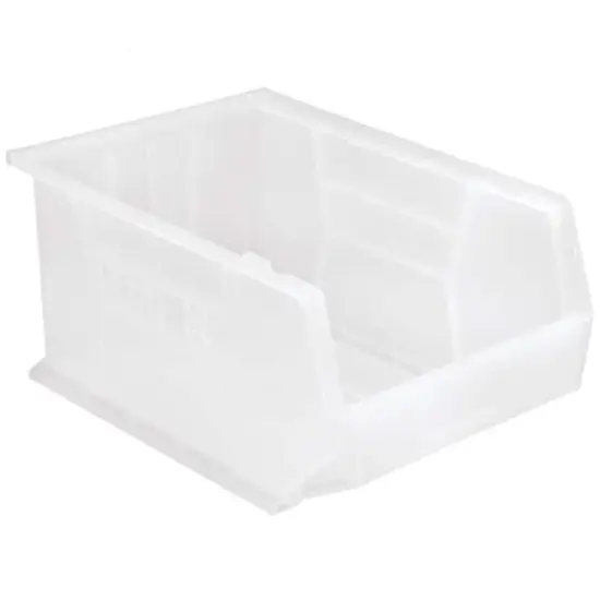 Quantum Storage Systems&reg; 9.25" x 6" Clear ULTRA Stack and Hang Bin {2}