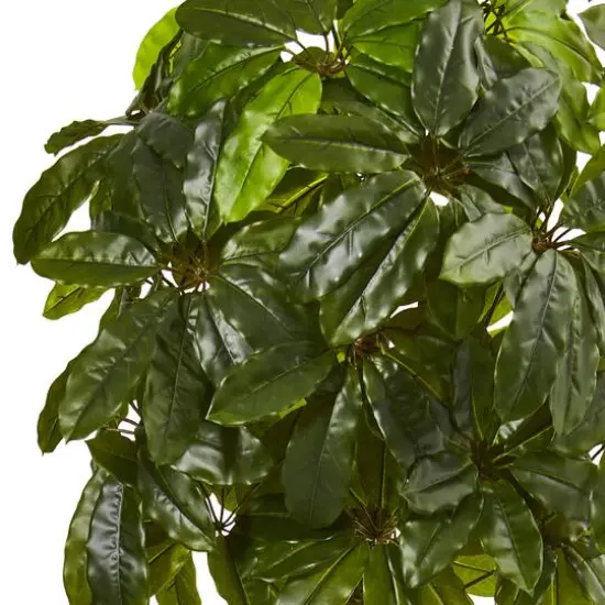 6ft. Potted UV Resistant Umbrella Artificial Tree {3}