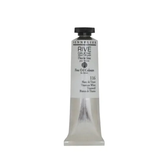 Sennelier Rive Gauche Oil Paint, 40mL 116 Titanium White {1}