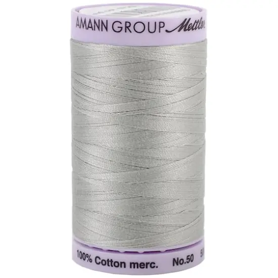 Mettler 50wt Silk Finish Cotton Thread, 547yd. Fieldstone {1}