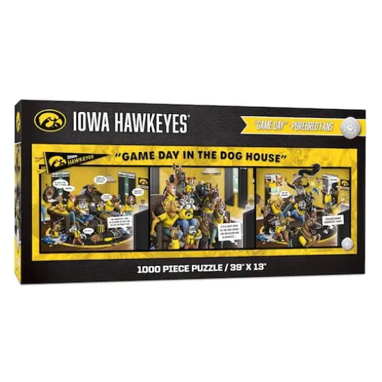 College Game Day in the Dog House 1,000 Piece Puzzle Iowa Hawkeyes {1}